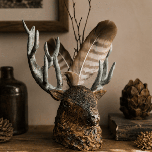 Vase décoratif tête de cerf - Esprit-chalet